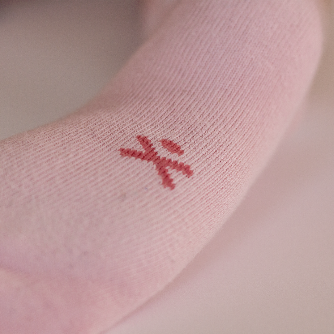 WANDER CREW SOCKS (DUSTY PINK)