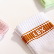 WANDER CREW SOCKS (RUSTY STRIPE)