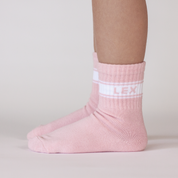 WANDER CREW SOCKS (DUSTY PINK)