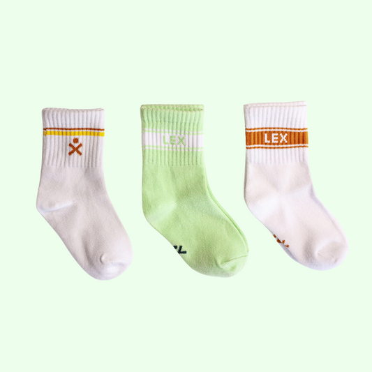 WANDER CREW SOCKS (3 PACK)